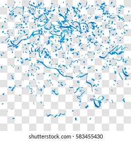 Abstract background with many falling tiny confetti pieces. vector background