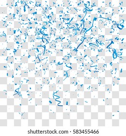 Abstract background with many falling tiny confetti pieces. vector background