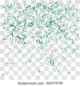 Abstract background with many falling tiny confetti pieces. vector background