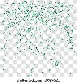 Abstract background with many falling tiny confetti pieces. vector background