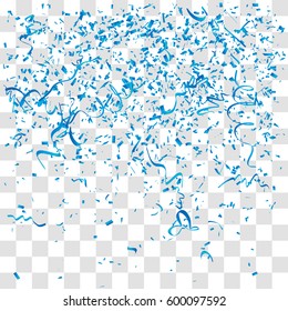 Abstract background with many falling tiny confetti pieces. vector background