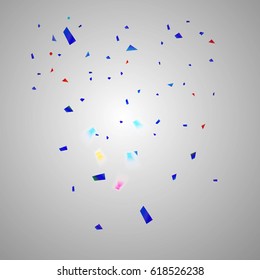 Abstract background with many falling tiny confetti pieces.Texture for party celebrate carnival birthday,Christmas and new year.