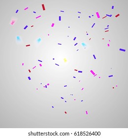 Abstract background with many falling tiny confetti pieces.Texture for party celebrate carnival birthday,Christmas and new year.