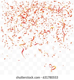 Abstract background with many falling tiny confetti pieces. vector background