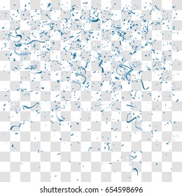 Abstract background with many falling tiny confetti pieces. vector background