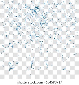 Abstract background with many falling tiny confetti pieces. vector background