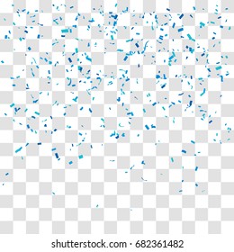 Abstract background with many falling tiny confetti pieces. vector background