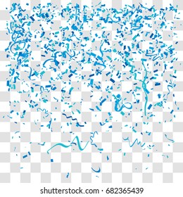 Abstract background with many falling tiny confetti pieces. vector background