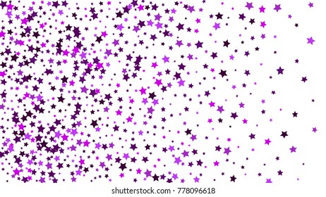 Abstract Background with Many Random Falling Stars Confetti on Background. Invitation Background. Banner, Greeting Card, Christmas and New Year card, Postcard, Packaging, Textile Print