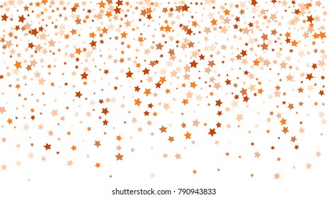 Abstract Background with Many Random Falling Stars Confetti on Background. Invitation Background. Banner, Greeting Card, Christmas and New Year card, Postcard, Packaging, Textile Print