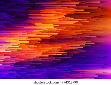 Abstract background of many shapes. The destruction of the image.