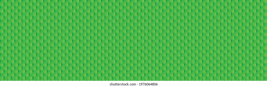 Abstract background, many small green squares - Vector illustration