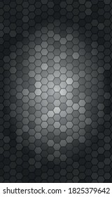 Abstrakter Hintergrund mit vielen kleinen Hexagons - Illustration