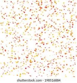 Abstract background with many spots like as confetti