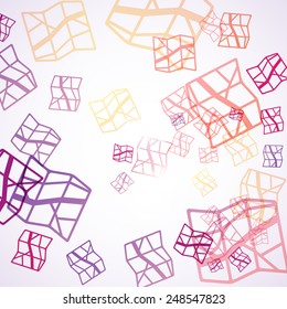 abstract background: map