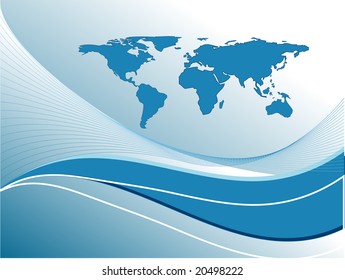 Abstract background with map from http://visibleearth.nasa.gov/