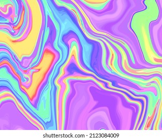 Abstract background with marble acrylic painting effect. Colorful texture vector for modern design.