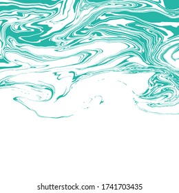 Abstract background in marble style. Light stains of paint are intertwined with each other. Elements for design of packaging or invitations. Stock vector illustration.