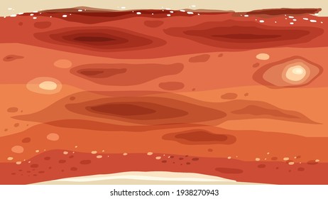 Abstrakter Hintergrund der Mars-Oberflächengrafik