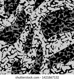 Abstract background masking monochrome camouflage mask