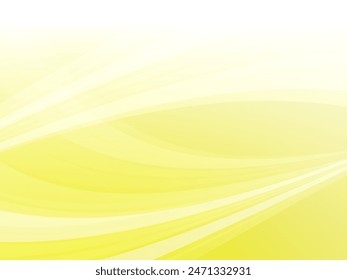 Material de fondo Abstractas con hermosas líneas de onda refrescantes_Amarillo claro