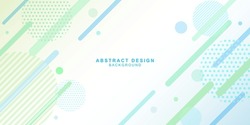 Abstract Background Material Combined With Circles And Diagonal Lines, Vector Illustration