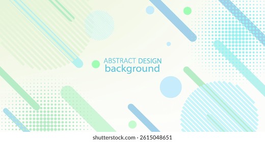 Abstract background material combined with circles and diagonal lines, vector illustration