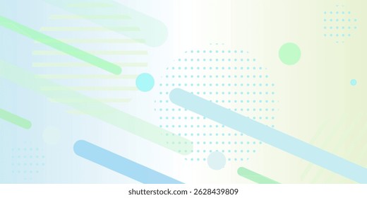 Material de fundo abstrato combinado com círculos e linhas diagonais, ilustração vetorial