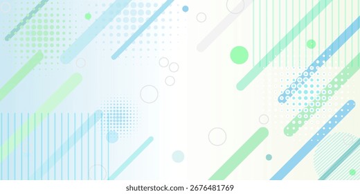 Material de fondo Abstractas combinado con círculos y líneas diagonales. Diseño moderno de moda en Ilustración vectorial
