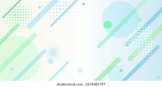 Abstraktes Hintergrundmaterial kombiniert mit Kreisen und diagonalen Linien, Vektorgrafik