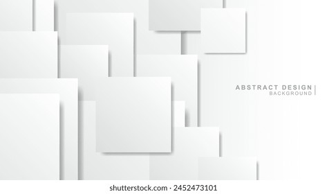 Abstract background material combined with various gray squares