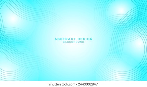 Abstract background material combined with wavy lines and circles