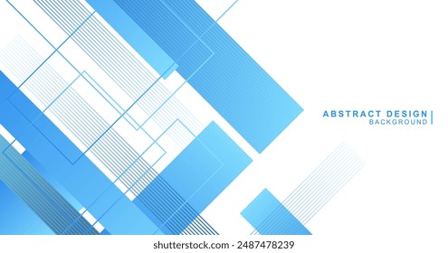 Abstract background material combining diagonal lines and squares