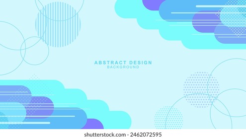 Abstract background material composed of circles and lines