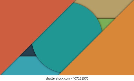 Abstract background material design template. Vector Illustration.