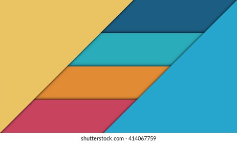 Abstract background material design template. Vector Illustration.