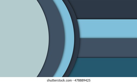 Abstract background material design template. Vector Illustration.
