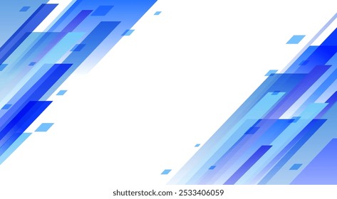 Material de fondo Abstractas compuesto de líneas diagonales azules