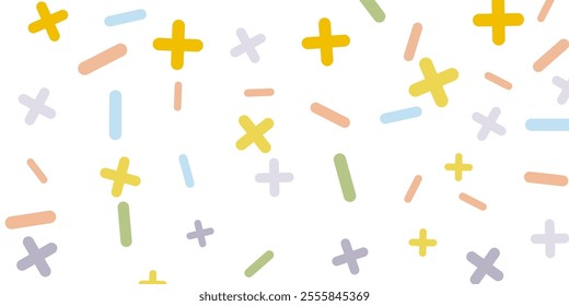 Abstract background math symbols seamless pattern,textiles, clothing, wrapping paper, cover, banner, interior decor