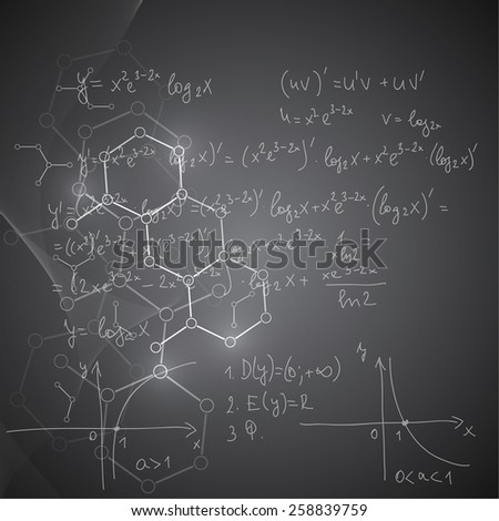 Abstract Background Mathematical Formulas Calculations Graphs Stock