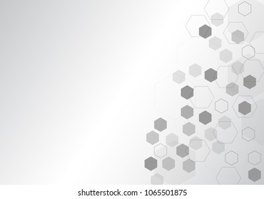 Abstract background medical substance and molecules. Vector illustration background.