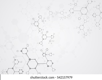 Abstract background medical substance and molecules. - Shutterstock ID 542157979