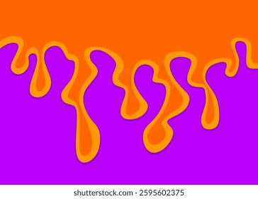 Abstract background with melting liquid pattern and with some copy space area