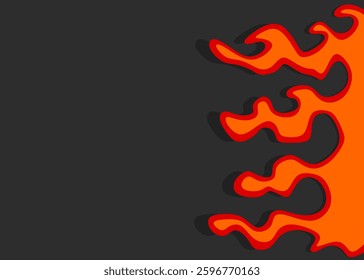 Abstract background with melting liquid pattern and with some copy space area