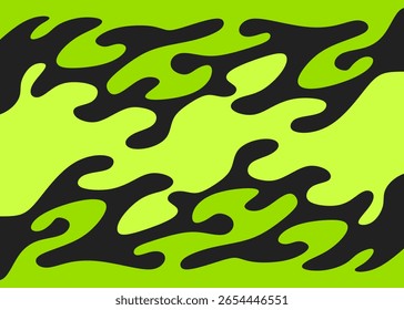 Abstract background with melting wavy line pattern and with some copy space area