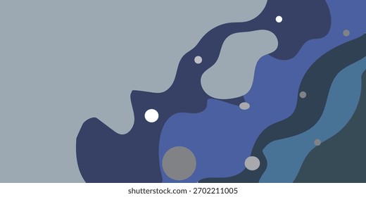 Abstract background of melting winter snow with wavy copy space area