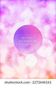 Abstract Background. Memphis Flyer. Holographic Pattern. Motion Dots. Blue Light Texture. Tech Multicolor Backdrop. Modern Presentation. Shiny Layout. Violet Abstract Background