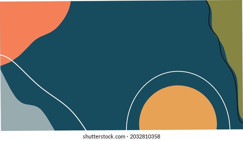 Abstract background memphis minimalist pattern.