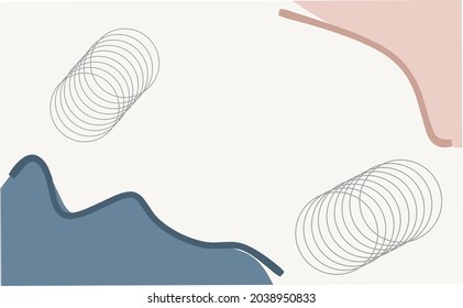 zeitgenössische künstlerische abstrakte ästhetische Hintergrundgrafik.