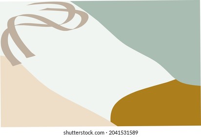 Antecedentes abstractos enfatiza su patrón minimalista.